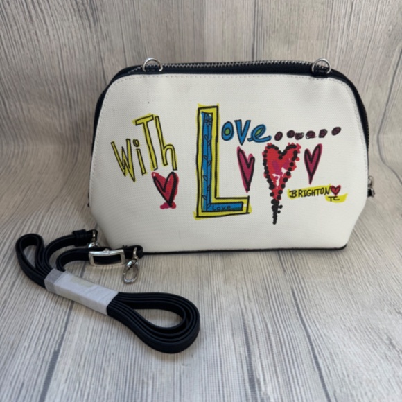 Brighton Colorful Love and Heart Crossbody Bag - Picture 2 of 6